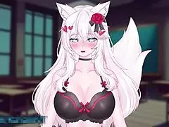 Vtuber kanakovt erps wearing vibrator in public -- asmr catgirl naughty with vibrator in public 😈