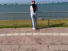 Young teen prepares Christmas dinner