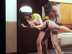 Anime Couple Fucks From The Back In 3d Hentai Cartoon