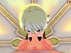 Lucy Heartfilia in a fantasy scene from Fairy Tail