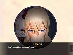 Klee prank adventure with Jean in 3D cartoon cosplay scenes