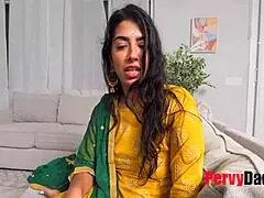 Desi step daughter gets ass tapped