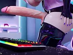 Holy! Lewdcast Curvylonix Animation with Futanari and Squirting Action is Wild!