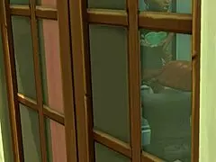 Voyeur Life 2 - Bartender Sucks Prince Dick in Restroom