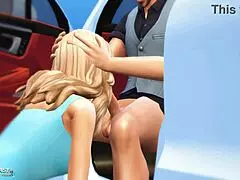 Mia Hayes Enjoys A Drive In Her Porsche