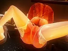 busty maid gives boss special bondage service