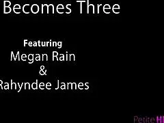 petite 18+ teen cutie dives into hot threesome with tight hardcore blowjobs and group action