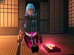 Kadobu странная хентай игра порно эпизод 2 фута девушка делает футджоб