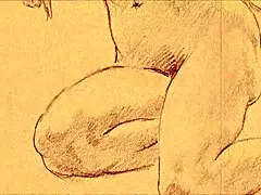 Classic vintage drawings spark that old-school erotic vibe!