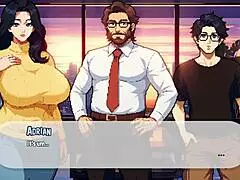 Futa gym teacher dominates in hentai cartoon