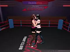 Kinky taisteluklubi Nagini vs Julia anime hentaissa