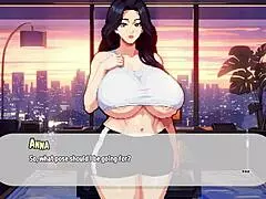 Futa gym teacher dominates in hentai cartoon