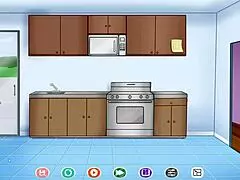 hey, business of loving part 1 has this hentai anime cartoon game with big tits ass action