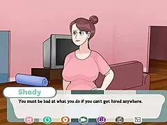 hey, business of loving part 1 has this hentai anime cartoon game with big tits ass action