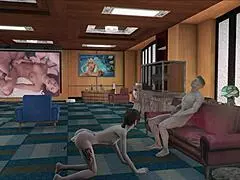 in fallout 4, i saw her suck cock while vibrator buzzed in her ass, so hot