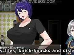 Kan ikke forlade rummet uden sex i det her anime hentai spil! 😏