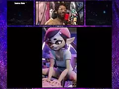 Marie and Callie take turns riding that creamy cock.