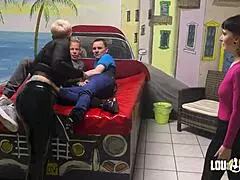 Bisexual Femdom Foursome Dominates With Lou Nesbit and Lia Louise