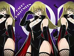 You know, this cosplay waifu gets into wild anime hentai action with cartoon costumes