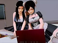 I-I can't believe the harem hotel 371 has so many hot scenes, it's amazin'!