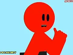 Damn! Accidental threesome explodes in part 2 with wild anime action