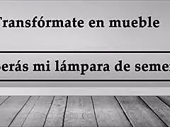 Zamień się w mebel będziesz moją lampą spermy JOI po polsku