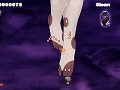 Get To Work Succubus Chan Hentai Game Pornplay Ep 2 Undressing Giant Waifu Black Nun Beauty