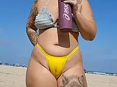 Damn, He Begged For A Blowjob Right On The Beach!