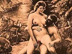 Vintage Erotic Drawings with Sensual Anime Flair