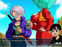 Bulma Adventure 4: Nymfo Bulma spruter vilt i 3D hentai-samling!