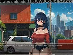 Blurring The Walls Romance Hentai Game Ep 1 Girlfriend Exposes Perfect Ass In Street