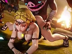 Zelda Compilation with Monster Cock and Big Ass in 3D Hentai Action