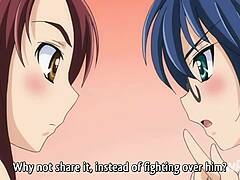 巨乳美少女18+が男争奪ハentai中出し3P😏