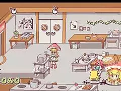 Futanari Di Funghi Futa Hentai Game Ep 2 Cums On Customers Tits