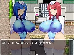 Ruri and Sakura Chase Criminals in NTR Police