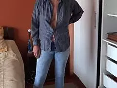 Hidden Cam Shock! My Wife's Stepmother Dresses and Touches Herself Naughty!