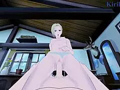 mikasa ackerman and annie leonhart intense pov sex in shingeki no kyojin! 🔥