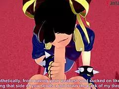 Chun-Li Blowjob and Fucking in Street Fighter Fantasy
