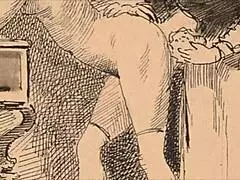 vintage erotic anime drawings hentai comic