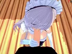 Belfast Invites Me To Lunch In POV Azurlane