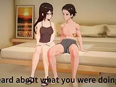 Honeycome Series Episode 8 - Big Sis Gets a Treat Finale in 3D Hentai Game