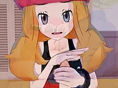 Clemont Finds Bride Serena In Pokemon Hentai.