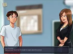 Madura morena Jamie en escena de ducha caliente