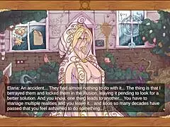 hey that magic dorm 2 psychedelic hentai game ep 1 has this weird goddess with huge monster cock in sexy outfit saving the world through 3d cartoon anime sex