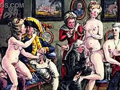 Kolla in dessa grymma vintage erotiska teckningar!