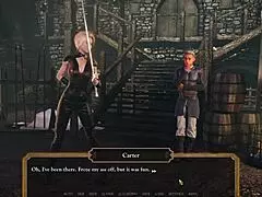 Fucking hot in the castle tower with cumshot