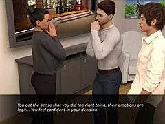 Teen in outfit nurses back to pleasure in 3d hentai