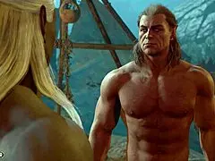 Baldur's gate 3 features detailed naked playthrough with halsin romance leading to explicit gay penis and ass sex scene without mods