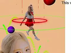loona performs hula hoop in her mv, showcasing gay themes and moves.