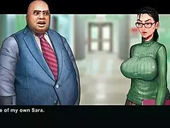 Taffy Tales Part 2 features teacher and bbw in anime cartoon